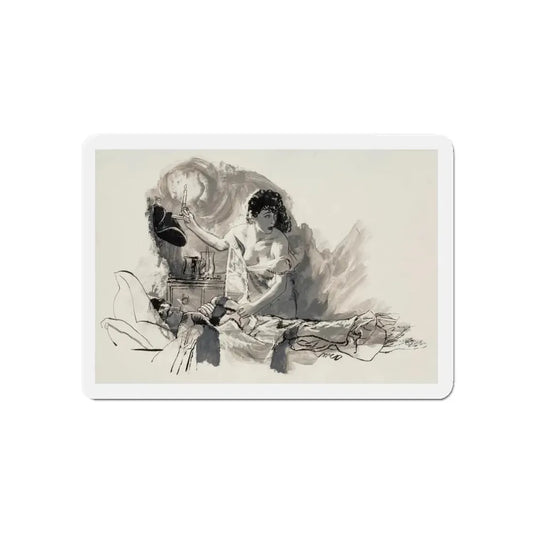 Nightingale (Magazine Illustration) Refrigerator Magnet 6 Inch - The Sticker Space