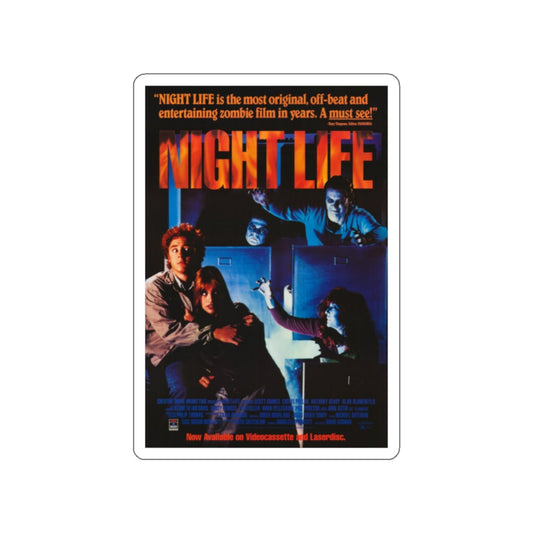 NIGHTLIFE 1989 Movie Poster STICKER Vinyl Die-Cut Decal-White-The Sticker Space