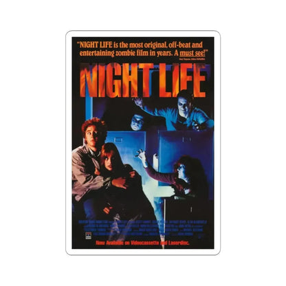 NIGHTLIFE 1989 Movie Poster - STICKER Vinyl Kiss-Cut Decal 3 Inch White - The Sticker Space