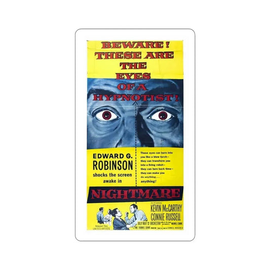 Nightmare 1956 Movie Poster STICKER Vinyl Die-Cut Decal 6 Inch - The Sticker Space