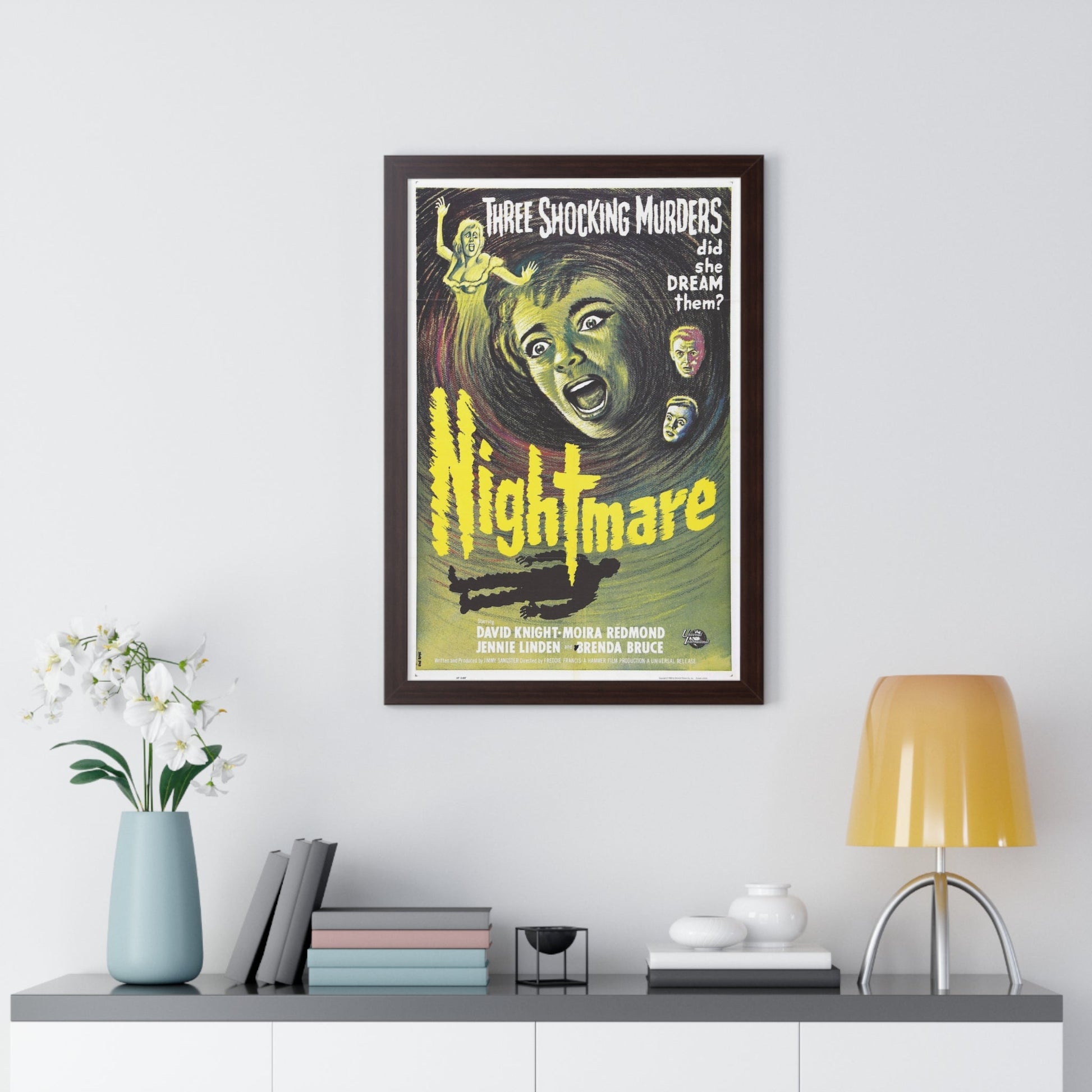 NIGHTMARE 1964 - Framed Movie Poster-The Sticker Space