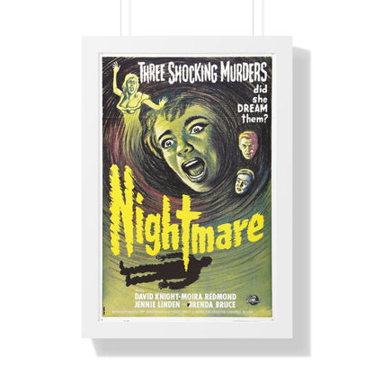 NIGHTMARE 1964 - Framed Movie Poster-16″ x 24″-The Sticker Space