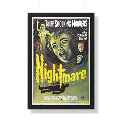 NIGHTMARE 1964 - Framed Movie Poster-20" x 30"-The Sticker Space