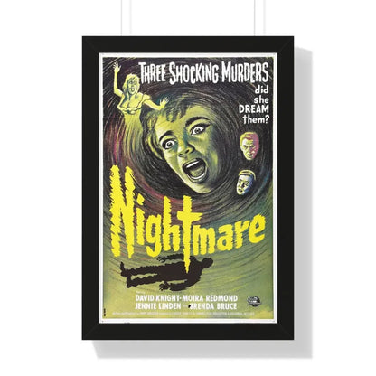 NIGHTMARE 1964 - Framed Movie Poster - The Sticker Space