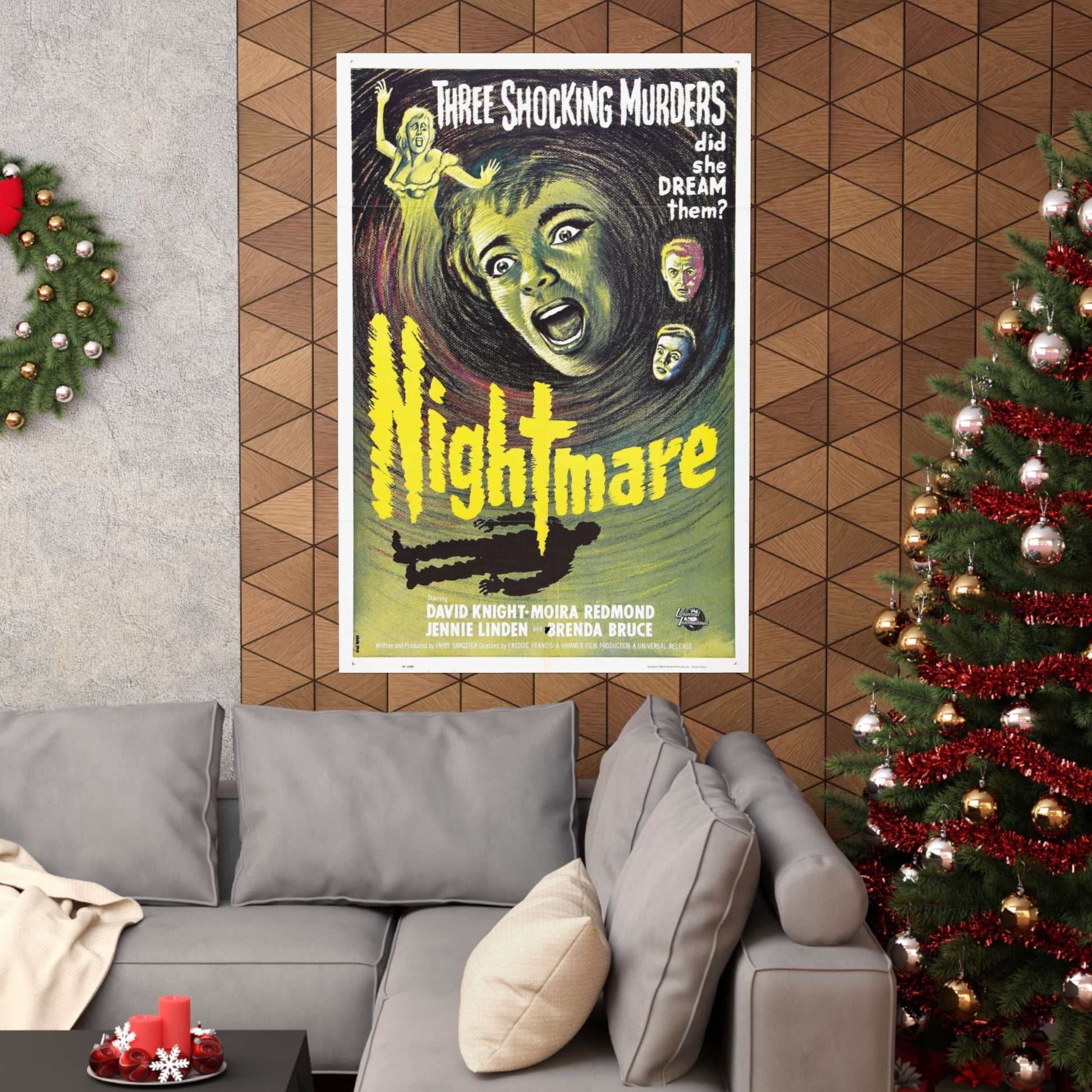 NIGHTMARE 1964 - Paper Movie Poster-The Sticker Space