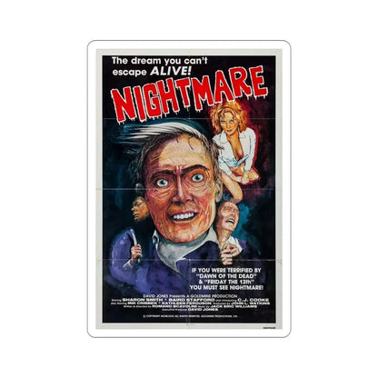 Nightmare 1981 Movie Poster STICKER Vinyl Die-Cut Decal 5 Inch - The Sticker Space