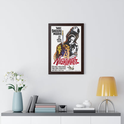 NIGHTMARE (2) 1964 - Framed Movie Poster-The Sticker Space