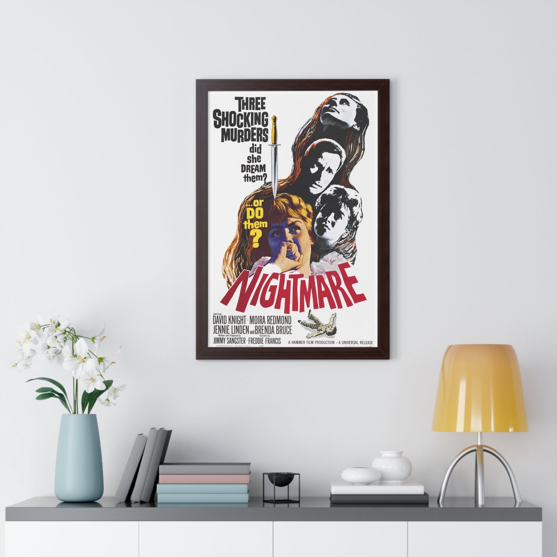 NIGHTMARE (2) 1964 - Framed Movie Poster-The Sticker Space