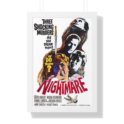 NIGHTMARE (2) 1964 - Framed Movie Poster-16″ x 24″-The Sticker Space