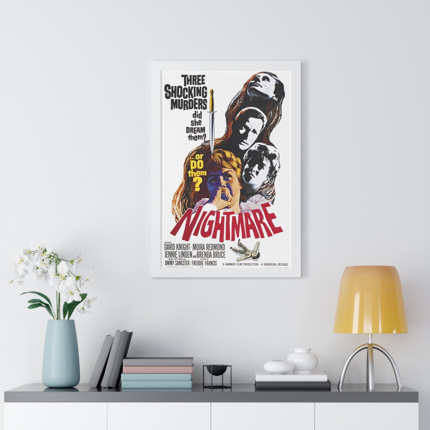 NIGHTMARE (2) 1964 - Framed Movie Poster-The Sticker Space