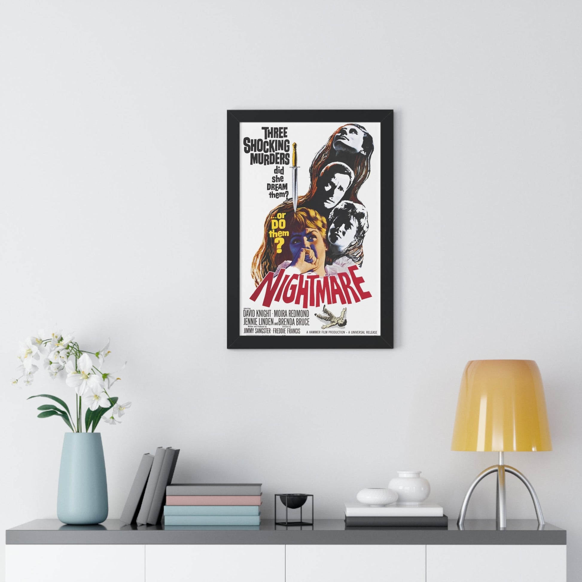 NIGHTMARE (2) 1964 - Framed Movie Poster-The Sticker Space