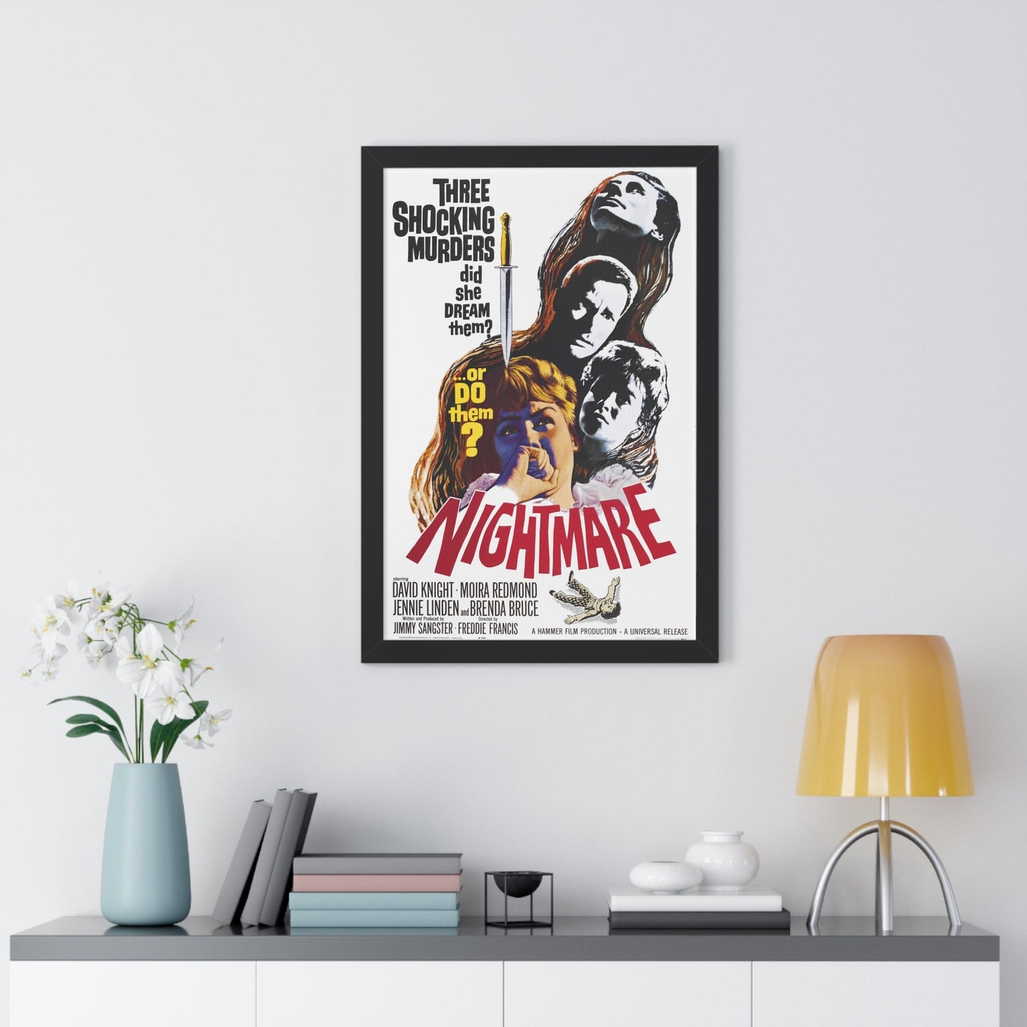 NIGHTMARE (2) 1964 - Framed Movie Poster-The Sticker Space