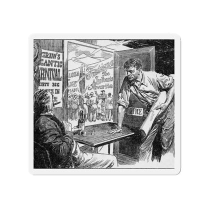 Nightmare Alley, Liberty magazine, January 4, 1947 (Magazine Illustration) Refrigerator Magnet - The Sticker Space