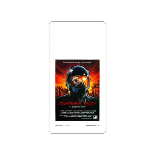 NIGHTMARE BEACH 1989 Movie Poster STICKER Vinyl Die-Cut Decal 2 Inch - The Sticker Space
