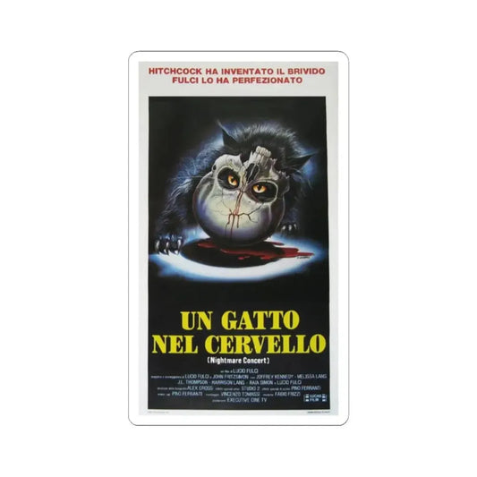 NIGHTMARE CONCERT 1990 Movie Poster - STICKER Vinyl Kiss-Cut Decal 2 Inch White - The Sticker Space