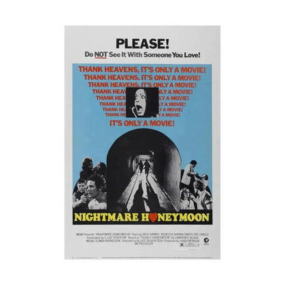 NIGHTMARE HONEYMOON 1974 - Paper Movie Poster - The Sticker Space