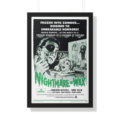 NIGHTMARE IN WAX 1969 - Framed Movie Poster-20" x 30"-The Sticker Space