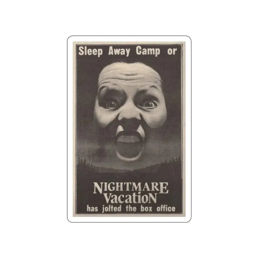 NIGHTMARE VACATION 1983 Movie Poster STICKER Vinyl Die-Cut Decal 2 Inch - The Sticker Space