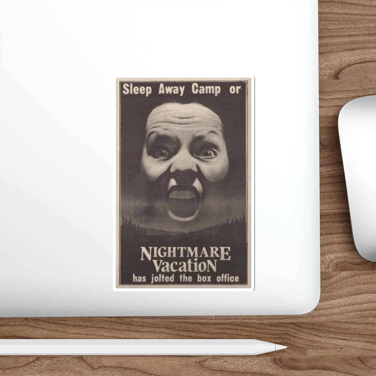 NIGHTMARE VACATION 1983 Movie Poster STICKER Vinyl Die-Cut Decal-The Sticker Space