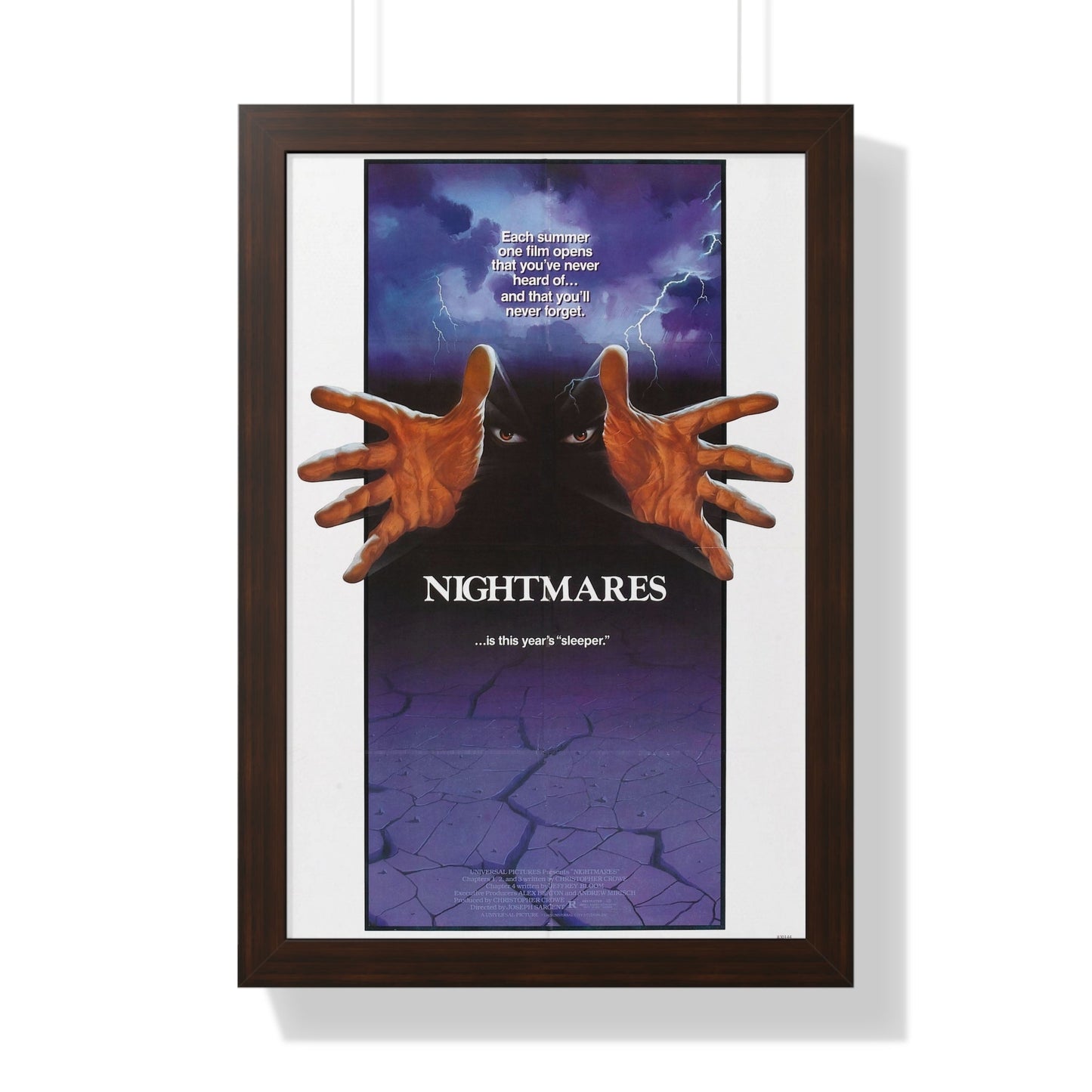 NIGHTMARES 1983 - Framed Movie Poster-16″ x 24″-The Sticker Space