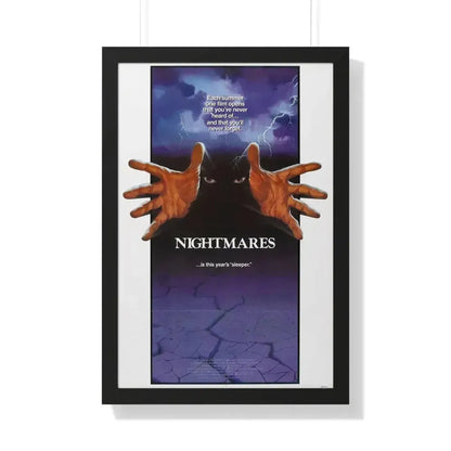 NIGHTMARES 1983 - Framed Movie Poster 20" x 30" Black - The Sticker Space