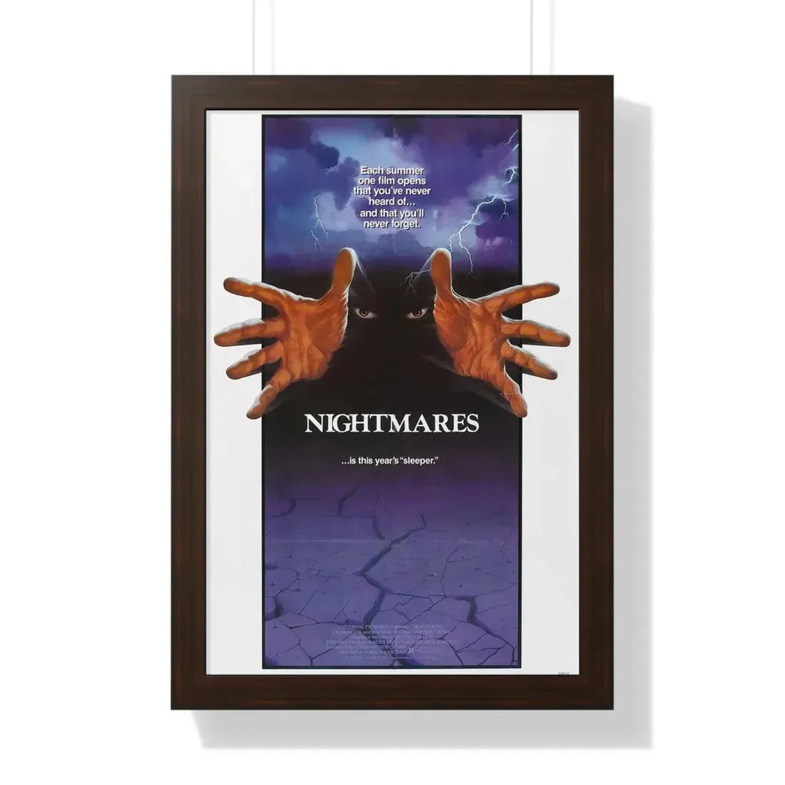 NIGHTMARES 1983 - Framed Movie Poster - The Sticker Space