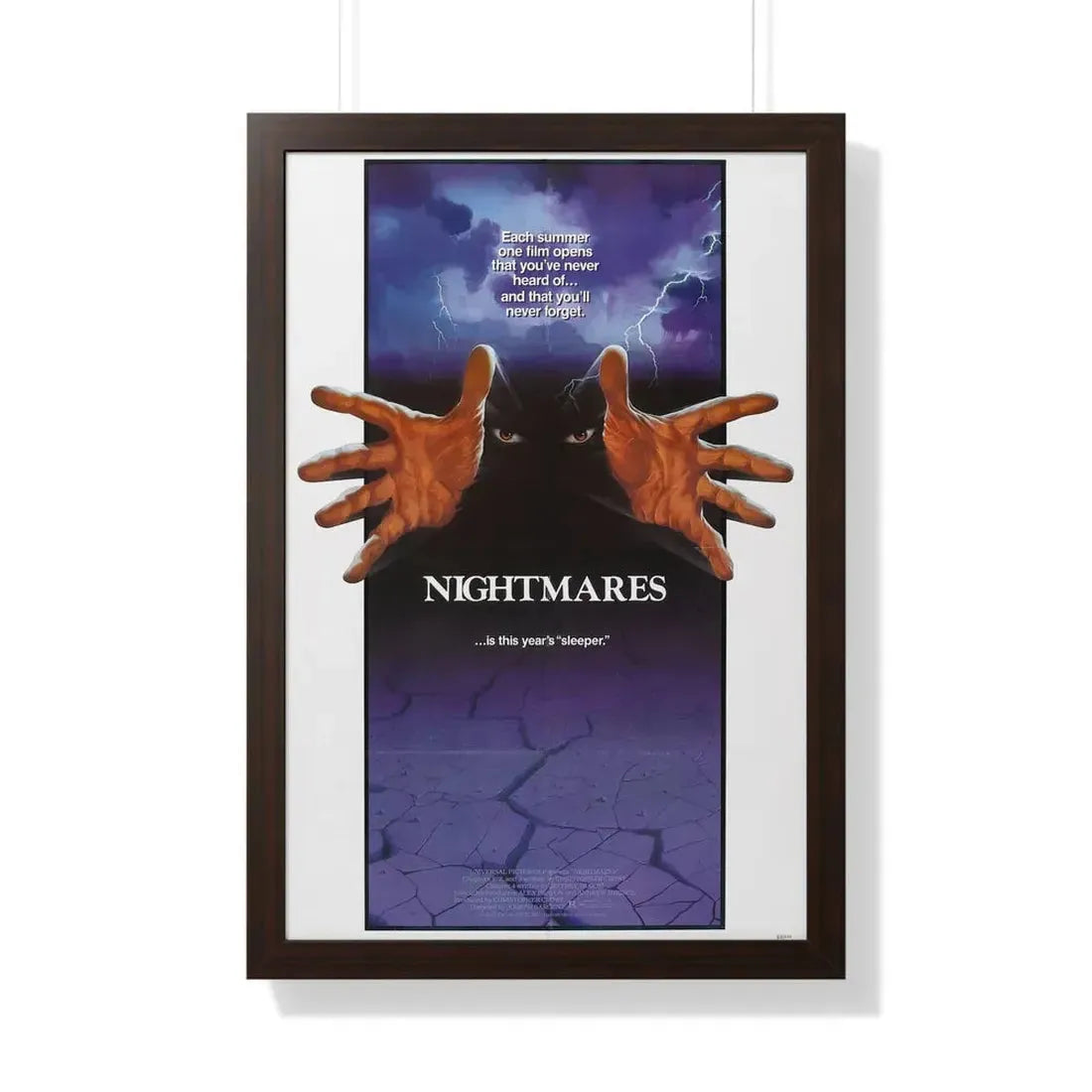 NIGHTMARES 1983 - Framed Movie Poster - The Sticker Space