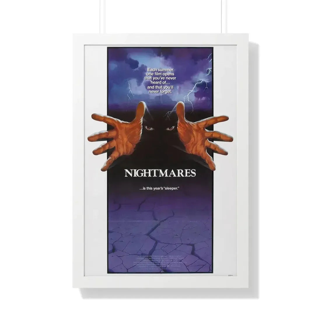 NIGHTMARES 1983 - Framed Movie Poster - The Sticker Space