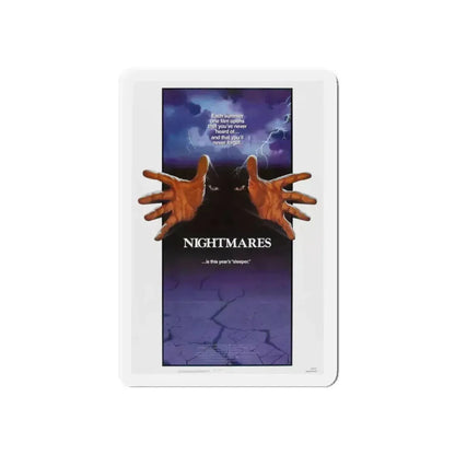 NIGHTMARES 1983 Movie Poster - Refrigerator Magnet 6 Inch Die-Cut - The Sticker Space
