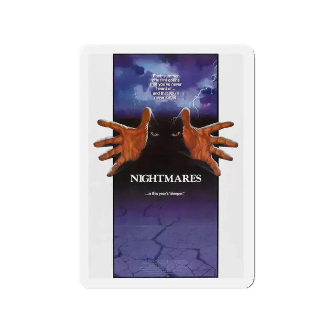 NIGHTMARES 1983 Movie Poster - Refrigerator Magnet - The Sticker Space