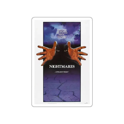 NIGHTMARES 1983 Movie Poster STICKER Vinyl Die-Cut Decal 4 Inch - The Sticker Space