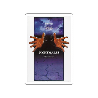 NIGHTMARES 1983 Movie Poster STICKER Vinyl Die-Cut Decal-White-The Sticker Space