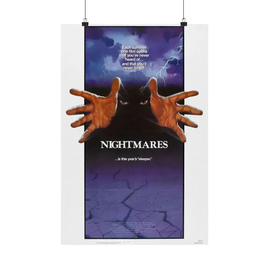 NIGHTMARES 1983 - Paper Movie Poster 16″ x 24″ Matte - The Sticker Space