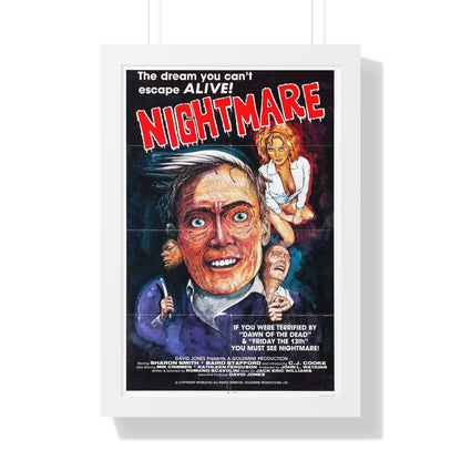 NIGHTMARES IN A DAMAGED BRAIN (2) 1981 - Framed Movie Poster-16″ x 24″-The Sticker Space