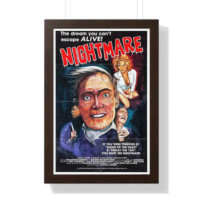 NIGHTMARES IN A DAMAGED BRAIN (2) 1981 - Framed Movie Poster - The Sticker Space