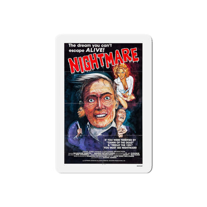 NIGHTMARES IN A DAMAGED BRAIN (2) 1981 Movie Poster - Refrigerator Magnet-6" × 6"-The Sticker Space