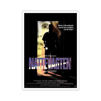 NIGHTWATCH (DANISH) 1997 Movie Poster - STICKER Vinyl Kiss-Cut Decal 3 Inch White - The Sticker Space