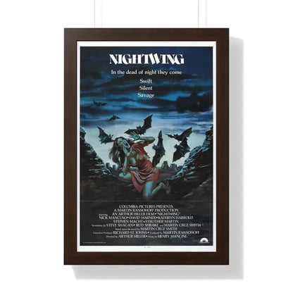 NIGHTWING 1979 - Framed Movie Poster 16″ x 24″ Walnut - The Sticker Space