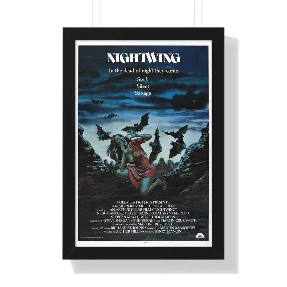 NIGHTWING 1979 - Framed Movie Poster - The Sticker Space