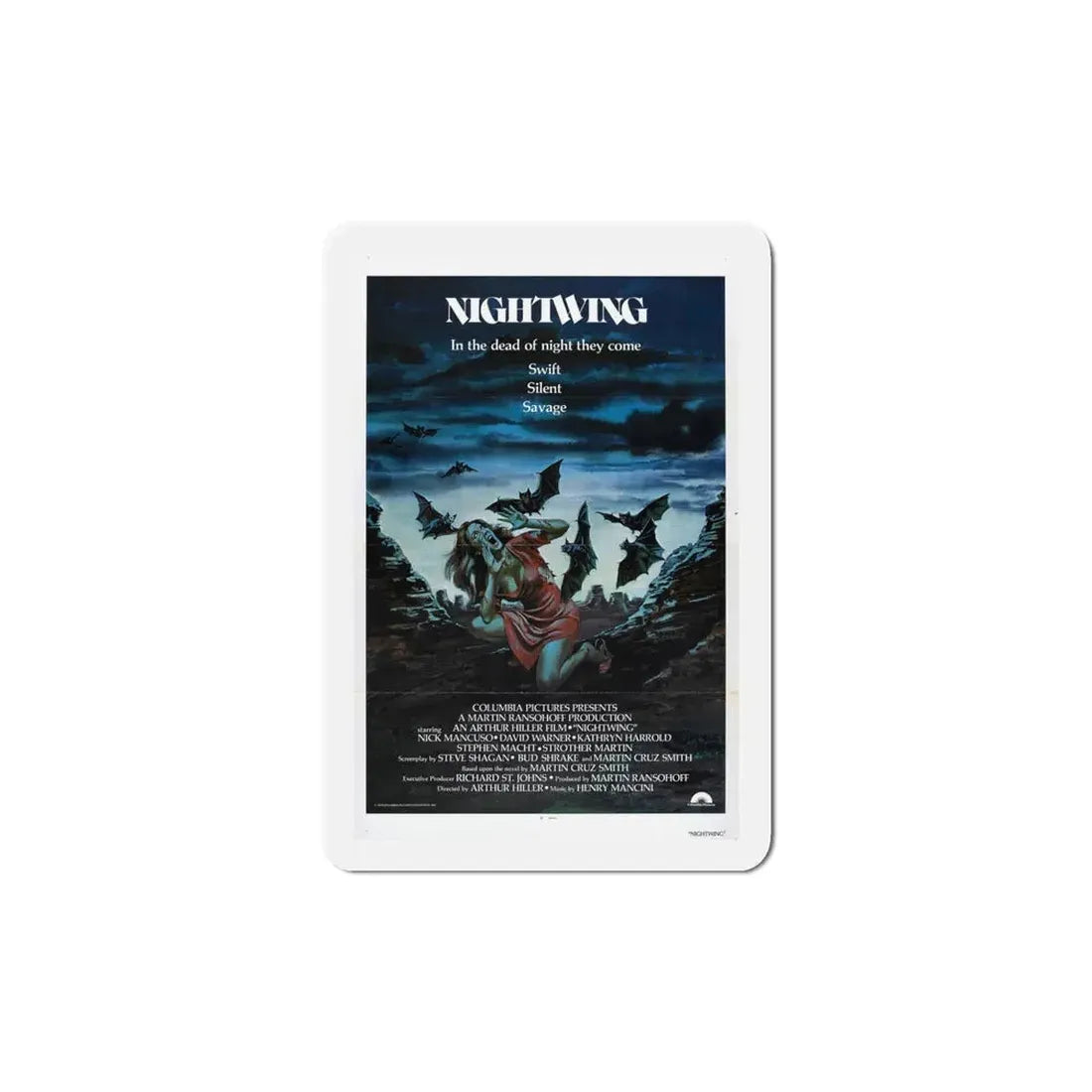 Nightwing 1979 Movie Poster Refrigerator Magnet 5 Inch - The Sticker Space