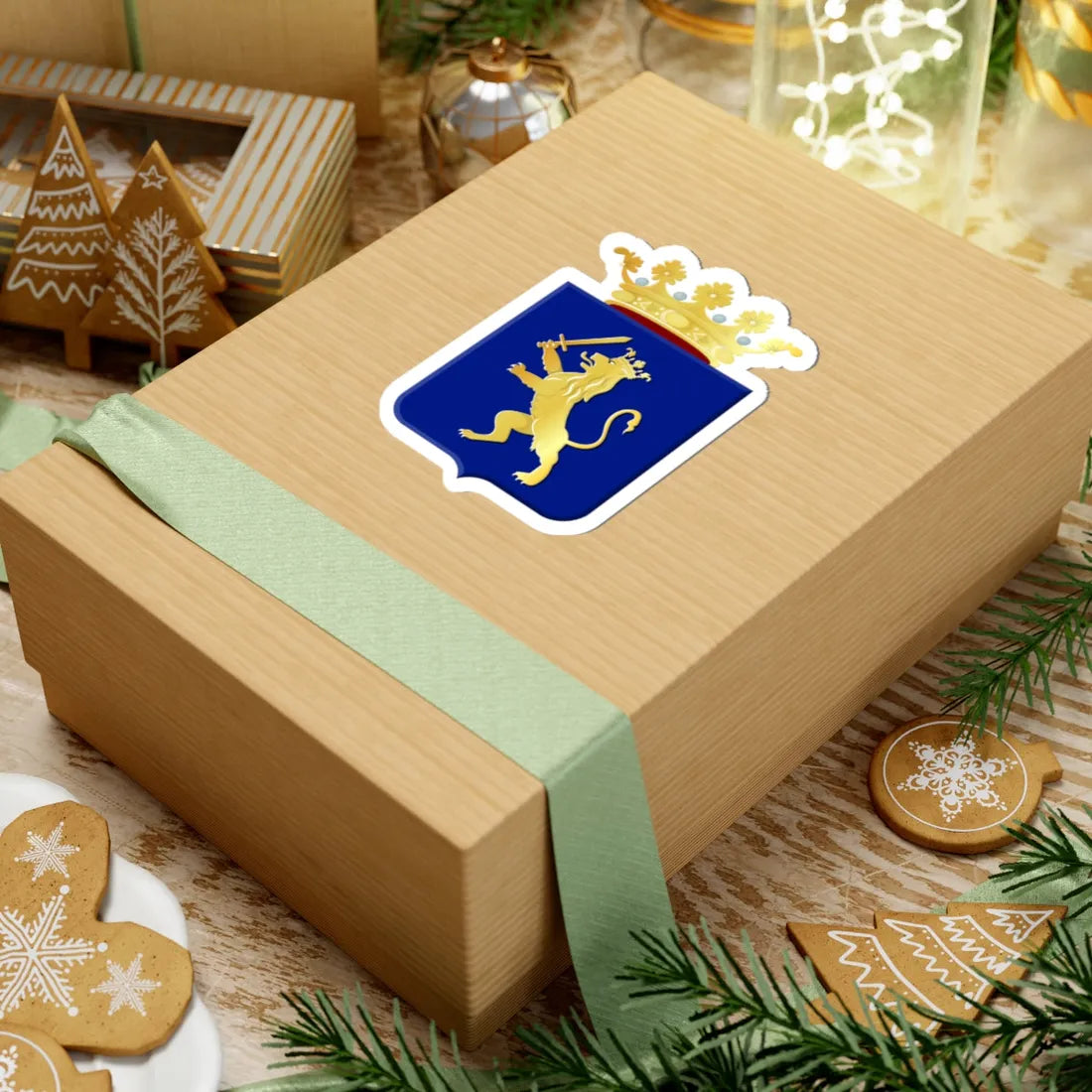 Nijkerk wapen oud (Netherlands) (Coat of Arms) STICKER Vinyl Kiss-Cut Decal - The Sticker Space