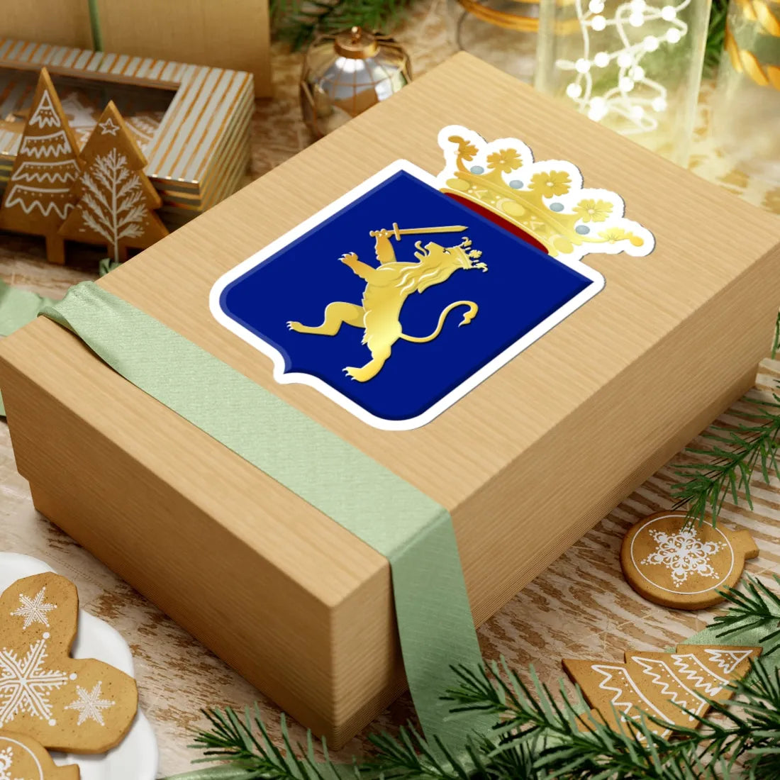 Nijkerk wapen oud (Netherlands) (Coat of Arms) STICKER Vinyl Kiss-Cut Decal - The Sticker Space