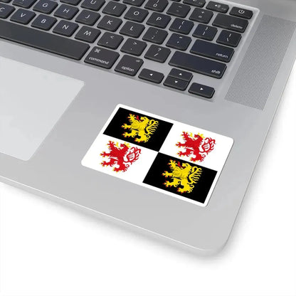 Nijlen vlag (Belgium) STICKER Vinyl Kiss-Cut Decal - The Sticker Space