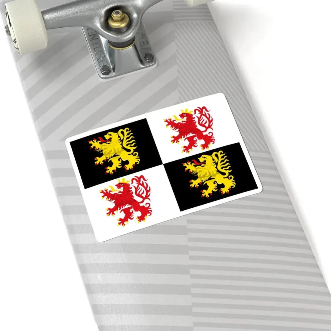 Nijlen vlag (Belgium) STICKER Vinyl Kiss-Cut Decal - The Sticker Space