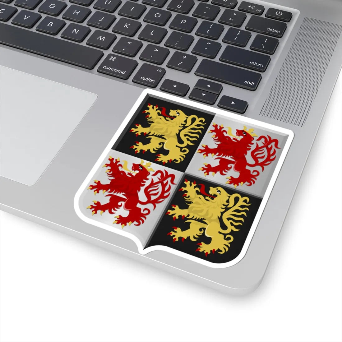 Nijlen wapen1 (Belgium) (Coat of Arms) STICKER Vinyl Kiss-Cut Decal - The Sticker Space