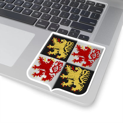 Nijlen wapen1 (Belgium) (Coat of Arms) STICKER Vinyl Kiss-Cut Decal - The Sticker Space