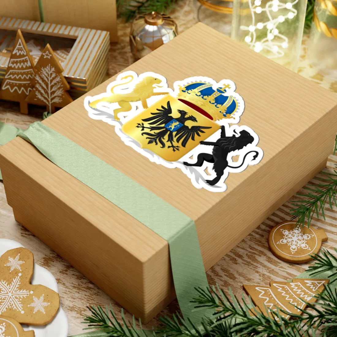 Nijmegen wapen 1816 (Netherlands) (Coat of Arms) STICKER Vinyl Kiss-Cut Decal - The Sticker Space