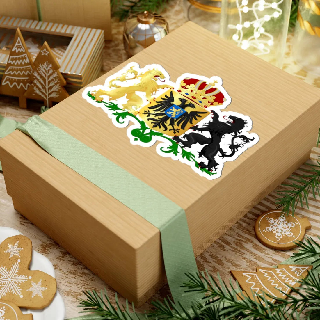 Nijmegen wapen (Netherlands) (Coat of Arms) STICKER Vinyl Kiss-Cut Decal - The Sticker Space