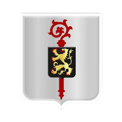 Nijvel wapen (Belgium) (Coat of Arms) STICKER Vinyl Kiss-Cut Decal 2 Inch White - The Sticker Space