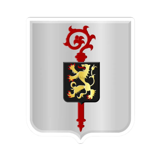 Nijvel wapen (Belgium) (Coat of Arms) STICKER Vinyl Kiss-Cut Decal 2 Inch White - The Sticker Space